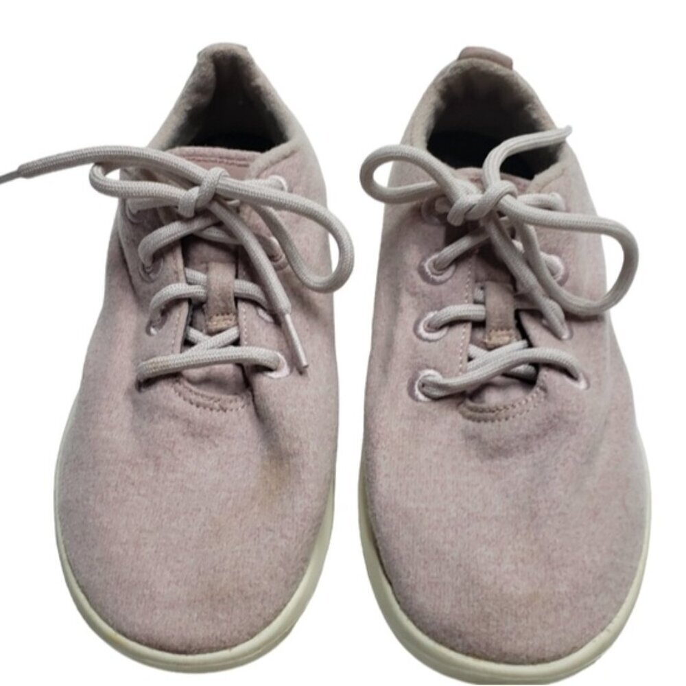 Allbirds Superfine Merino Lace up Sneakers Pale Pink Women's Size 9